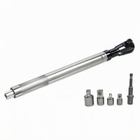 1/2-Inch Ratchet Wrench Knurled Grip Long-Handled Ratchet Wrench Hand Tool Sturdy Corrosion Resistant for Assembly Work