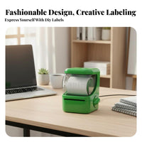 Bluetooth Connectivity Mini Thermal Labeler Pocket-Sized Capsule Toy design Labeler Waterresistant Labels Label printer App-Controlled for Students, Crafters, Home Organizers, notebookinging, School, Kitchen, Pantry