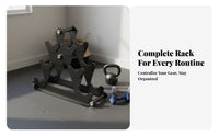 Space-Saving Design Dumbbell Rack Heavy-Duty Steel Construction Dumbbell Storage Rack Non-Slip Base 3-Tier Weight Holder Stable Load-Bearing for Home