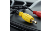 Car Audio and Video Transmitter Receiver Inline Wireless Car Transmitter Set RCA Receiver Set Exposed Power Wires