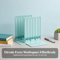 Space-Saving Expandable Desktop book stand Multi-Compartment Book Stand Large Capacity Desk Organizer adaptable for Students, educators, Adults, Study Room