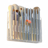 verticalMounted Brush holder Multi-Compartment Divided Brush Holder for Makeup Users