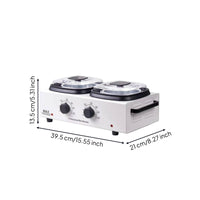 Dual Pot Depilatory Warmer Adjustable Temperature Double Pot Depilatory Warmer Professional Fast Heating for Estheticians