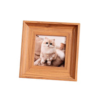Square Photo Frame Vintage Tabletop Frame Compact for Shelf