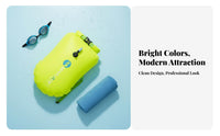 Inflatable Aquatic Buoy with Dry Bag Sturdy Construction Inflatable Dry Bag Buoy Outdoor Water Safety Buoyancy Aid Lightweight
