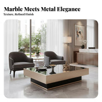Italian design Long Rectangular Coffee Table Light Luxury Rectangular Coffee Table Minimalist Design Living Room Furniture Sleek Look for Interior Designers, Business Owners, Hotel Lobby, Reception Area, Lounge, Office