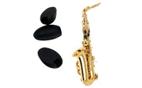 3 Pieces Easy to Install Sax Side Key Pad Comfortable Grip Saxophone Palm Pad Pressure Relief for Practice, Performance