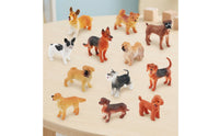 12 Pieces Painted Miniature Dog Figurines Compact Dog Figure Lovely Toy Dogs Active for Desk Decor, Diorama