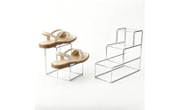 Wire Shoe Rack Minimalist Footwear Organizer Stand Compact Furniture for Entryway