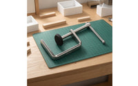 All-Metal G-Clamp Manual G-Shaped Clamp Adjustable Clamps Non-Slip for Woodworkers, Bench Work