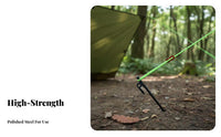 Tent Stake High-Strength Heavy Duty Tent Stake Windproof Heavy Duty Ground Nail for Backpackers, Homeowners, Hiking, Backpacking, Garden
