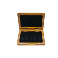 Bamboo Material Bassoon Mouthpiece Box Solid Wood Instrument Storage Soft Inner Padding for Travel