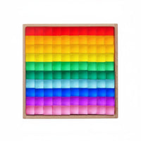 Transparent Block Educational Acrylic Cube Sensory Play Colorful Cube Toy for Kids, Playroom, Classroom, Domestic Learning