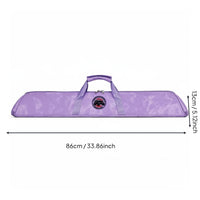 6-Hole Billiard Cue Bag Waterproof Soft Pool Cue Case Versatile Carrying Billiards Accessory for Tournaments