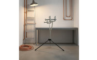 Stable Pipe Joining Clamp Stand Rigid Pipe Clamp with Tripod Base Adjustable Handsunrestricted for Workbench