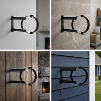 Wall-Mount Chimney Pipe Support Bracket Adjustable Flue Pipe Bracket Secure Chimney Fixing Band Heavy-Duty for Installers, Homeowners, Fireplace