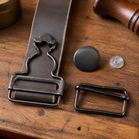 Gourd Buckle Metal Adjuster for Overalls and Garments