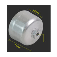 Cap Type Oil Filter Wrench Precision Fit Oil Filter Cap Wrench 3/8 Inch Drive