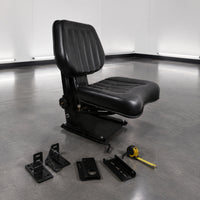 Agricultural Vehicle Seat with Shock-Absorbing Padded Seat Adjustable for Farmers, Agricultural Vehicles