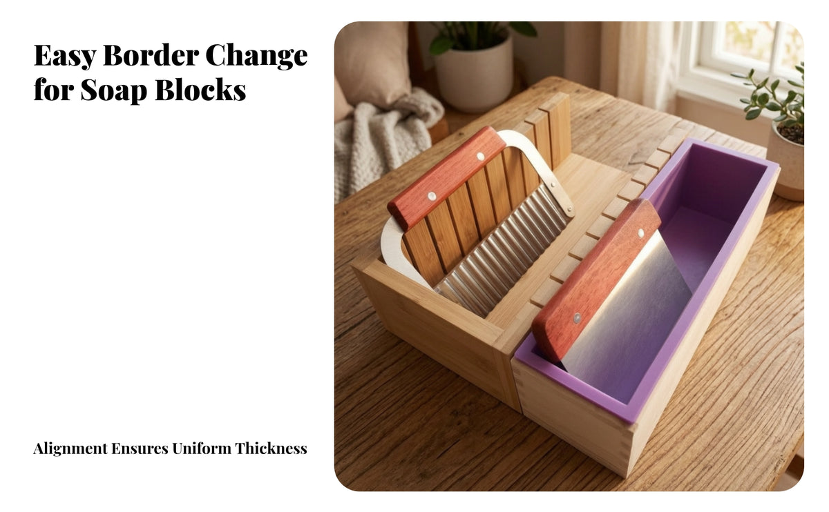 Complete Soap Cutting Box with Slicers