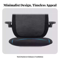 Modern Design Ergonomic Mesh Task Chair Adjustable Height Ergonomic Mesh Chair 360-Degree Swivel Office Furniture Effortless Rolling Casters for Students, Distant Workers, Dormitory, Study Room, Bedroom