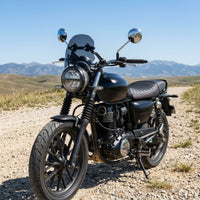 Curved Guard Motorcycle Windshield Phone Holder Retro Style 22 Mm Tube Clamp Phone Holder