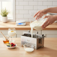 Reusable Greek Yogurt Strainer Easy to Clean Greek Yogurt Processor Large Capacity Stainless Steel Tofu Press Multipurpose for Health Enthusiasts