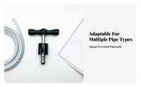 Pipe Burr Remover Rounder Multifunctional Pipe Burr Remover Tool Hardened Steel Tube Deburring Tool for Heating and Cooling Technicians, Home Workshop