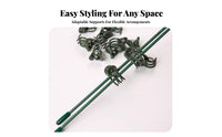 Bendable Design Flexible Shaping Wire Gentle on Plants Soft-Coated Twist Cord Strong Metal center Plant Stake Cut to Size for Houseplant Owners, DIY hobbyists, homeowners, Indoor, Indoors, Balcony, verdanthouse
