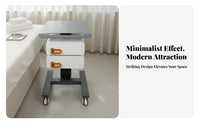 Beauty Salon Trolley Sturdy Metal Frame Beauty Salon Trolley Cart 360° Rotating Casters Rolling Spa Instrument Cart for Beauticians, Barber Shop, Home