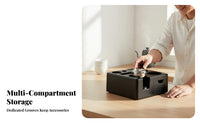 Universal Fit Drawer Coffee Tamping Stand Anti-Slip Base Coffee Portafilter Holder Easy to Clean for Home Baristas