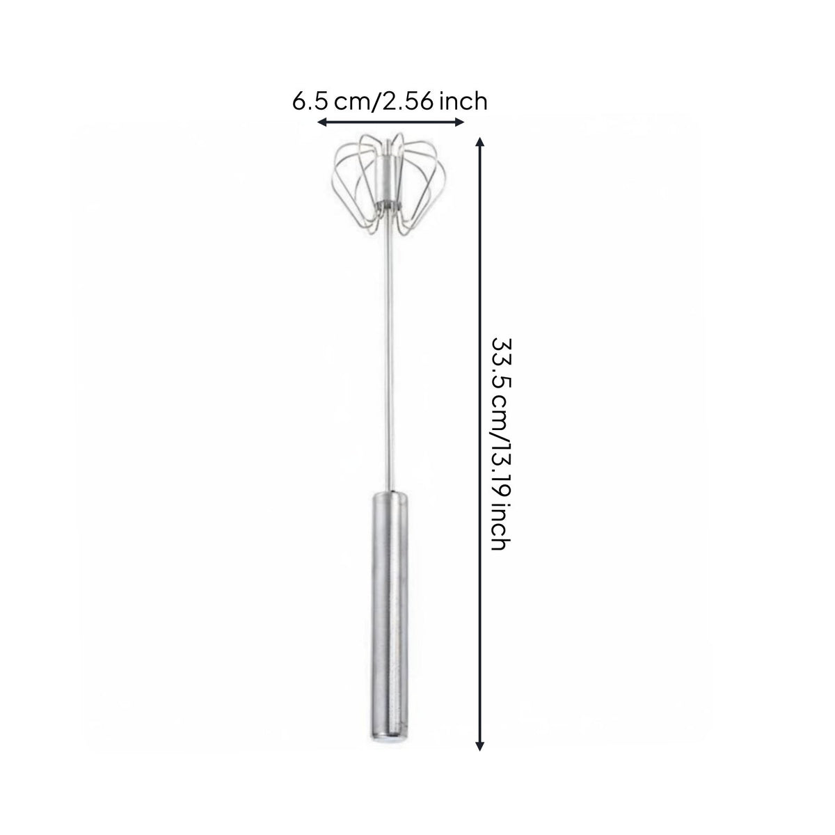 Semi-Automatic Egg Whisk No Electricity Required Semi-Automatic Whisk Food Grade for Cooking