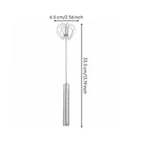 Semi-Automatic Egg Whisk No Electricity Required Semi-Automatic Whisk Food Grade for Cooking
