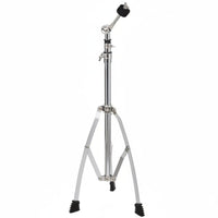 Rust Resistant Adjustable Cymbal Stand Heavy Duty Hanging Cymbal Stand Memory Lock Music Gear Chrome Finish for Drummers, Rehearsal