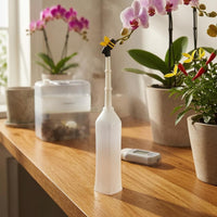 Handheld Vibrating Pollinator Long Stem Electric Plant Pollinator Pollination Brush White for Greenhouse, Indoor Crops