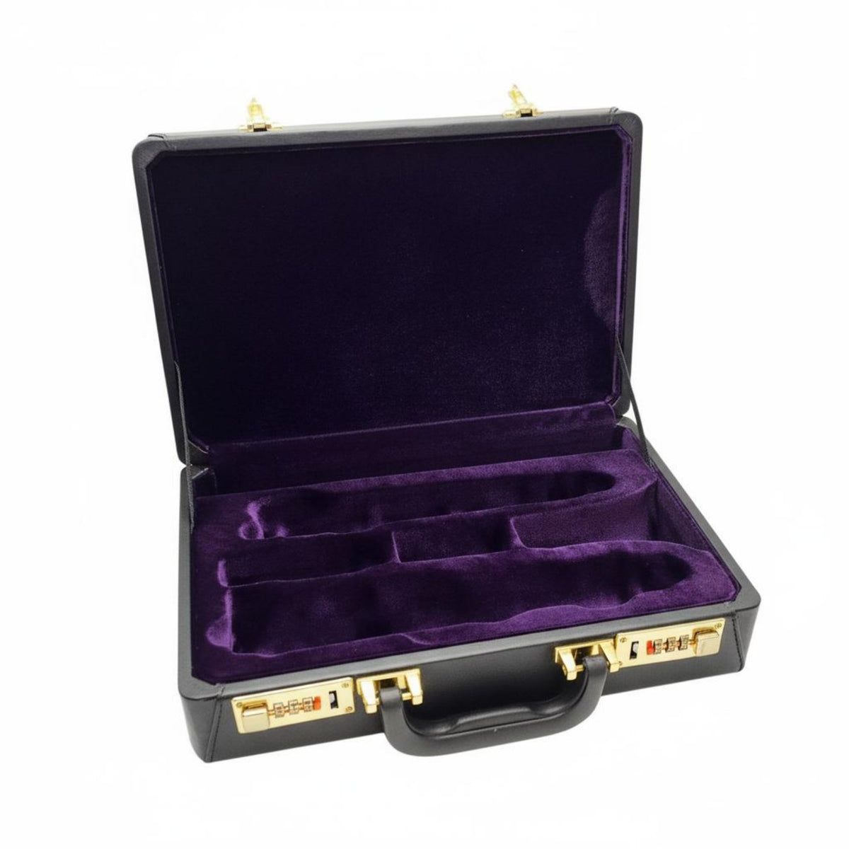 Combination Lock B-Flat Clarinet Case Secure Locking Clarinet Case Portable Soft Interior Lining for Travel