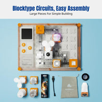 Science Circuit Maze, Science Building Blocks, Board Game, Science Gift for Kids