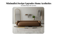 Minimalist design Upholstered Bench with Integrated Coat Rack Padded Seat Indoor Furnishing Multi-Functional Design Entryway Furniture Space-Saving for Apartment Dwellers, Decor aficionados, Bedroom, Living Room, Hallway, Mudroom
