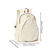 Tennis Backpack Side Pockets Pickleball Bag Drawstring Closure Tennis Racket Holder Bag for Women