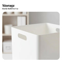 Square Lidded Bin Japanese aesthetic Lidded Container with Lid for Parents, Families