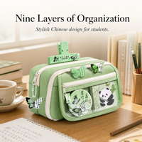 Chinese Style Stationery Gift Set for Students, High-Value Retro Design