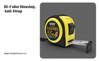 Automatic-Locking Tape Measure Wear-Resistant Retractable Measuring Tape Steel Blade Ruler Long-Lasting Hand Tool Portable