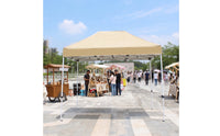 Protection Canopy Tent with Hexagonal Frame Waterproof Canopy with Hexagonal Legs Rainproof Instant Shelter Sun-Shielding for Vendors, Event Organizers, Market Stalls, Night Markets, Fairs