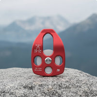 Single Pulley with Side Plates Compact Pulley with Side Plates Lightweight for Climbing, Tree Care, Rappelling