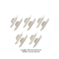 10 Pieces Ultra-Thin Collar Sticker Tapered Shirt Collar Sweat Pad