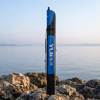 Large Fishing Bag, Single-Layer Blue Oxford Fishing Rod Case, Waterproof with Shoulder Strap, for Amateur Anglers