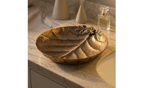 Decorative Metal Tray Ornamentally Shaped Decor Piece Styling