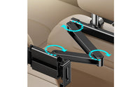 Swivel Joints Rear-Seat Tablet Holder Clamp Grip Rear-Seat Phone Holder Adjustable Car Phone Mount Sturdy