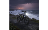 Retro Wide Tire Electric Cycle Anti-Slip Tires Old-School Electric Bike Shock Absorption Small Electric Cycle for Adults