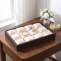 Watch Organizer with Pillows Protective Watch Display Tray Soft for Collectors